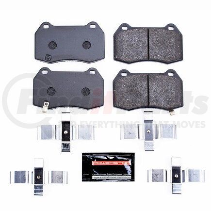 PST960 by POWERSTOP BRAKES - TRACK DAY BRAKE PADS - STAGE 1 BRAKE PAD FOR TRACK DAY ENTHUSIASTS - FOR USE W/ STREET TIRES