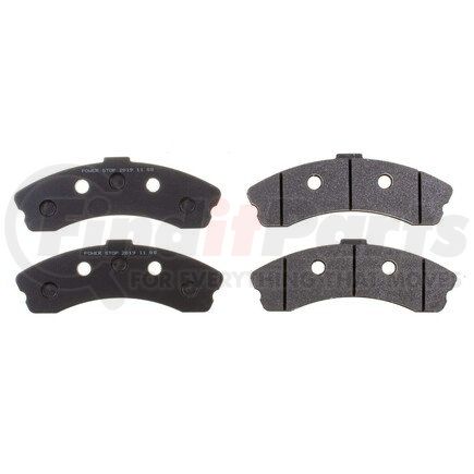 PST1185F by POWERSTOP BRAKES - TRACK DAY BRAKE PADS - STAGE 1 BRAKE PAD FOR TRACK DAY ENTHUSIASTS - FOR USE W/ STREET TIRES