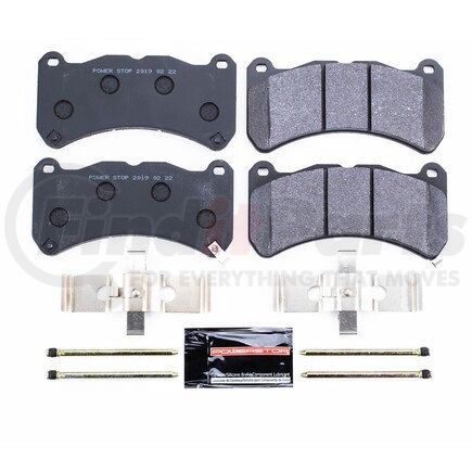 PST1365 by POWERSTOP BRAKES - TRACK DAY BRAKE PADS - STAGE 1 BRAKE PAD FOR TRACK DAY ENTHUSIASTS - FOR USE W/ STREET TIRES