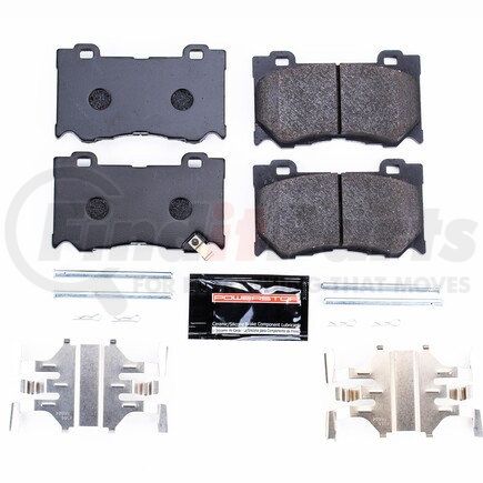 PST1346 by POWERSTOP BRAKES - TRACK DAY BRAKE PADS - STAGE 1 BRAKE PAD FOR TRACK DAY ENTHUSIASTS - FOR USE W/ STREET TIRES