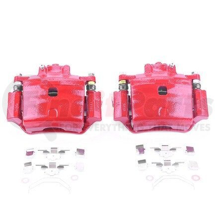 S5000 by POWERSTOP BRAKES - Red Powder Coated Calipers