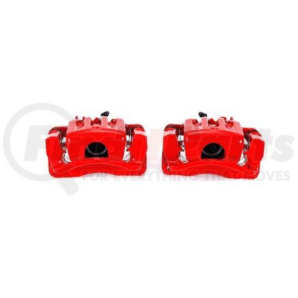 S5040 by POWERSTOP BRAKES - Red Powder Coated Calipers