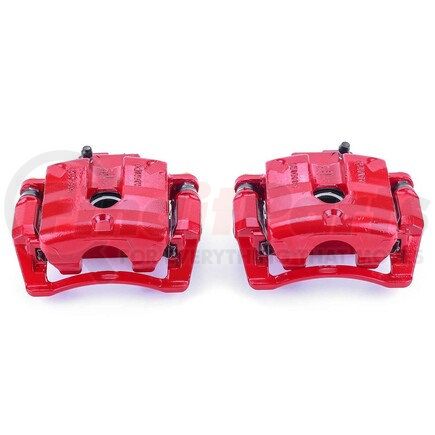S5094A by POWERSTOP BRAKES - Red Powder Coated Calipers