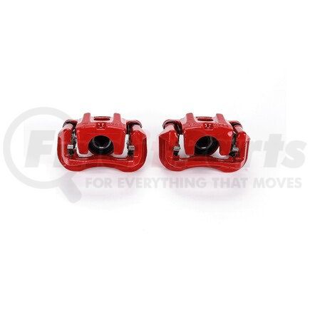 S2904 by POWERSTOP BRAKES - Red Powder Coated Calipers