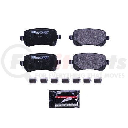 ESP1433 by POWERSTOP BRAKES - Euro-Stop® ECE-R90 Disc Brake Pad Set - with Hardware