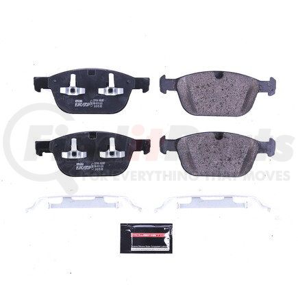 ESP1454 by POWERSTOP BRAKES - Euro-Stop® ECE-R90 Disc Brake Pad Set - with Hardware