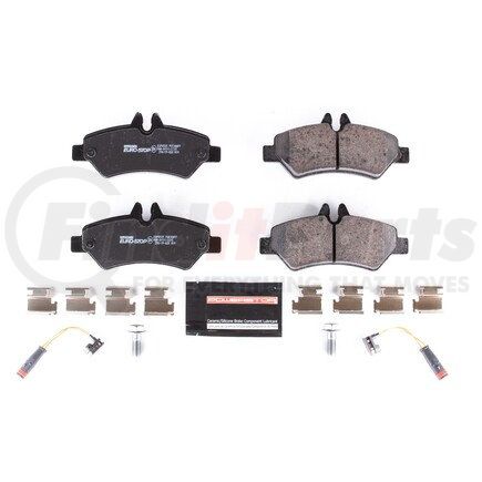 ESP0535 by POWERSTOP BRAKES - Euro-Stop® ECE-R90 Disc Brake Pad Set - with Hardware