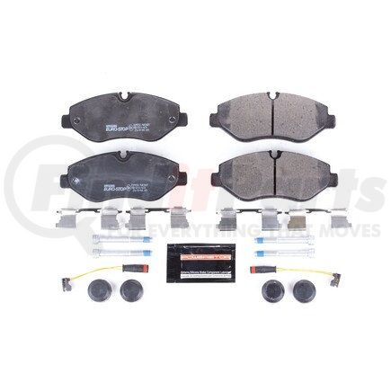 ESP0552 by POWERSTOP BRAKES - Euro-Stop® ECE-R90 Disc Brake Pad Set - with Hardware