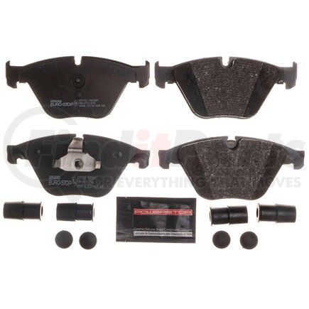 ESP1526 by POWERSTOP BRAKES - Euro-Stop® ECE-R90 Disc Brake Pad Set - with Hardware