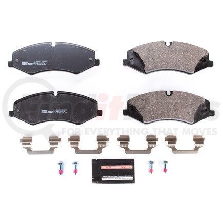 ESP1555 by POWERSTOP BRAKES - Euro-Stop® ECE-R90 Disc Brake Pad Set - with Hardware