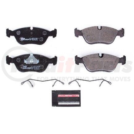 ESP0772 by POWERSTOP BRAKES - Euro-Stop® ECE-R90 Disc Brake Pad Set - with Hardware