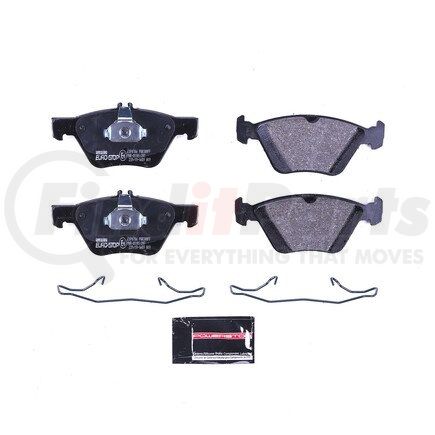 ESP0786 by POWERSTOP BRAKES - Euro-Stop® ECE-R90 Disc Brake Pad Set - with Hardware