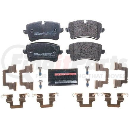 ESP1600 by POWERSTOP BRAKES - Euro-Stop® ECE-R90 Disc Brake Pad Set - with Hardware