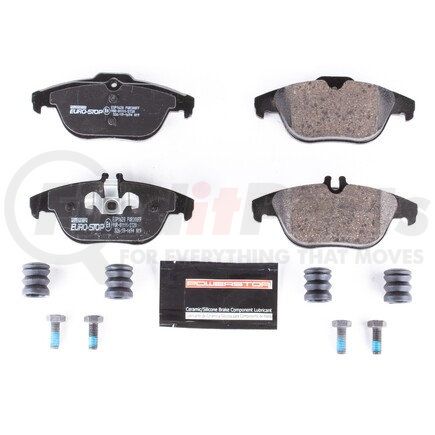 ESP1628 by POWERSTOP BRAKES - Euro-Stop® ECE-R90 Disc Brake Pad Set - with Hardware