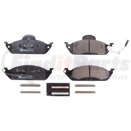 ESP0866 by POWERSTOP BRAKES - Euro-Stop® ECE-R90 Disc Brake Pad Set - with Hardware