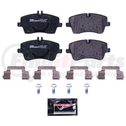 ESP1833 by POWERSTOP BRAKES - Euro-Stop® ECE-R90 Disc Brake Pad Set - with Hardware