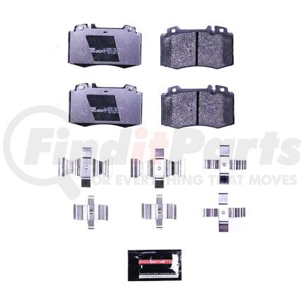 ESP0869 by POWERSTOP BRAKES - Euro-Stop® ECE-R90 Disc Brake Pad Set - with Hardware