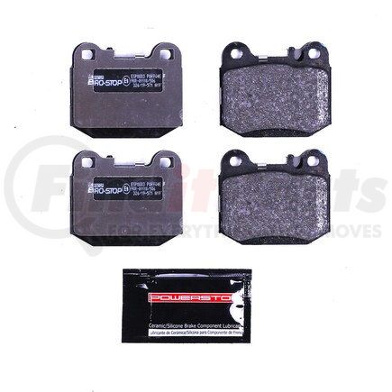 ESP0883 by POWERSTOP BRAKES - Euro-Stop® ECE-R90 Disc Brake Pad Set