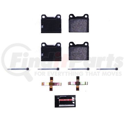 ESP0880 by POWERSTOP BRAKES - Euro-Stop® ECE-R90 Disc Brake Pad Set - with Hardware