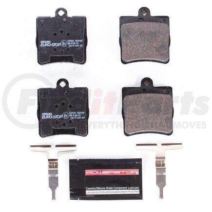 ESP0896 by POWERSTOP BRAKES - Euro-Stop® ECE-R90 Disc Brake Pad Set - with Hardware