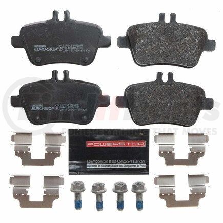 ESP1964 by POWERSTOP BRAKES - Euro-Stop® ECE-R90 Disc Brake Pad Set - with Hardware