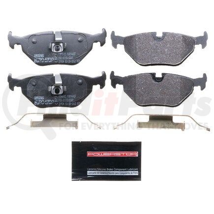 ESP0905 by POWERSTOP BRAKES - Euro-Stop® ECE-R90 Disc Brake Pad Set - with Hardware