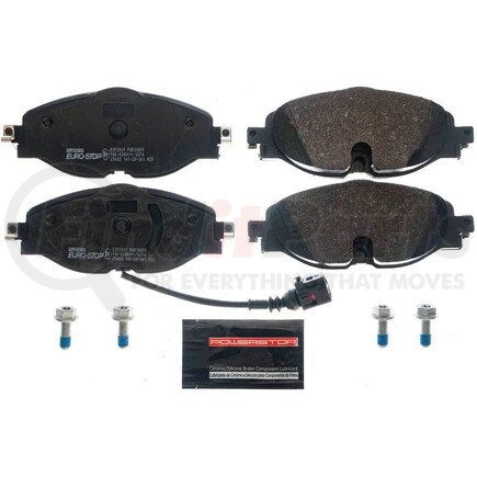 ESP2019 by POWERSTOP BRAKES - Euro-Stop® ECE-R90 Disc Brake Pad Set - with Hardware