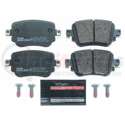 ESP2129 by POWERSTOP BRAKES - Euro-Stop® ECE-R90 Disc Brake Pad Set