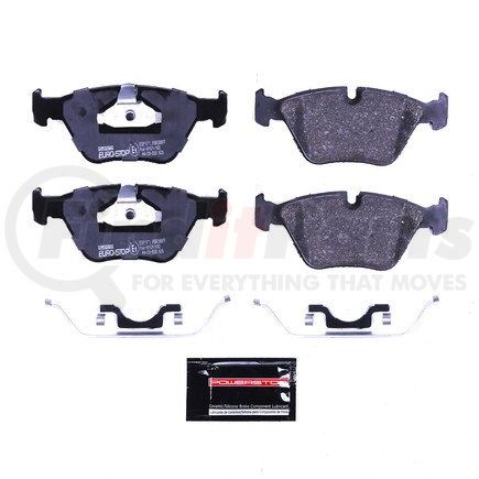 ESP1071 by POWERSTOP BRAKES - Euro-Stop® ECE-R90 Disc Brake Pad Set - with Hardware