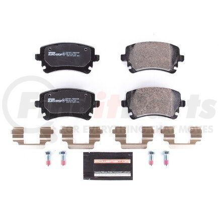 ESP1097 by POWERSTOP BRAKES - Euro-Stop® ECE-R90 Disc Brake Pad Set - with Hardware