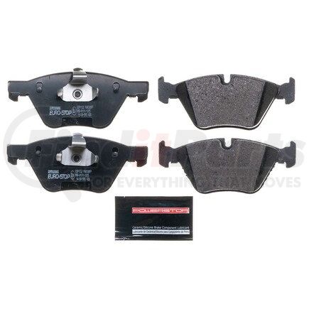 ESP1132 by POWERSTOP BRAKES - Euro-Stop® ECE-R90 Disc Brake Pad Set - with Hardware