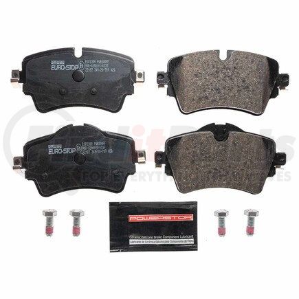 ESP2309 by POWERSTOP BRAKES - Euro-Stop® ECE-R90 Disc Brake Pad Set - with Hardware