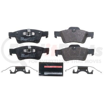 ESP1142 by POWERSTOP BRAKES - Euro-Stop® ECE-R90 Disc Brake Pad Set - with Hardware