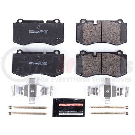 ESP1140 by POWERSTOP BRAKES - Euro-Stop® ECE-R90 Disc Brake Pad Set - with Hardware