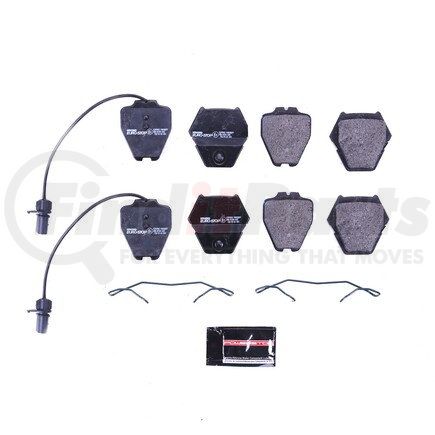 ESP2538 by POWERSTOP BRAKES - Euro-Stop® ECE-R90 Disc Brake Pad Set - with Hardware