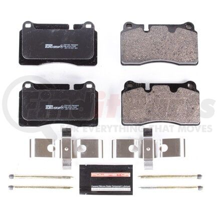 ESP1185 by POWERSTOP BRAKES - Euro-Stop® ECE-R90 Disc Brake Pad Set - with Hardware