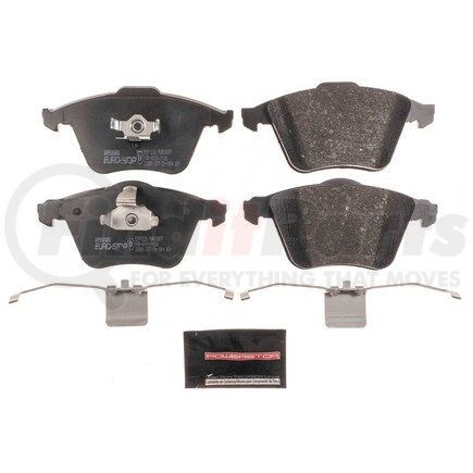 ESP1228 by POWERSTOP BRAKES - Euro-Stop® ECE-R90 Disc Brake Pad Set - with Hardware