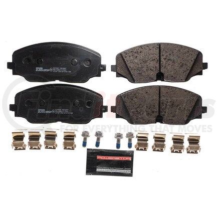 ESP9005 by POWERSTOP BRAKES - Euro-Stop® ECE-R90 Disc Brake Pad Set - with Hardware