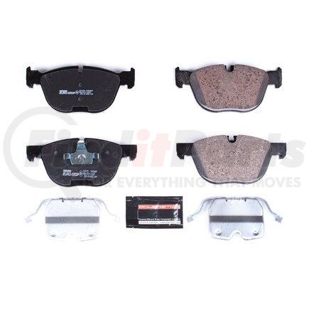 ESP1254 by POWERSTOP BRAKES - Euro-Stop® ECE-R90 Disc Brake Pad Set - with Hardware