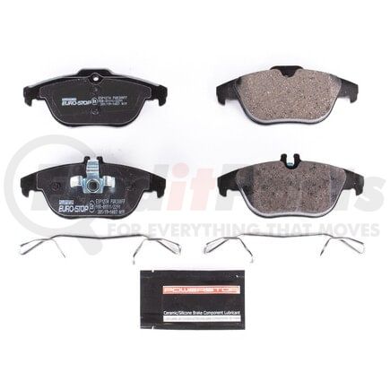 ESP1274 by POWERSTOP BRAKES - Euro-Stop® ECE-R90 Disc Brake Pad Set - with Hardware