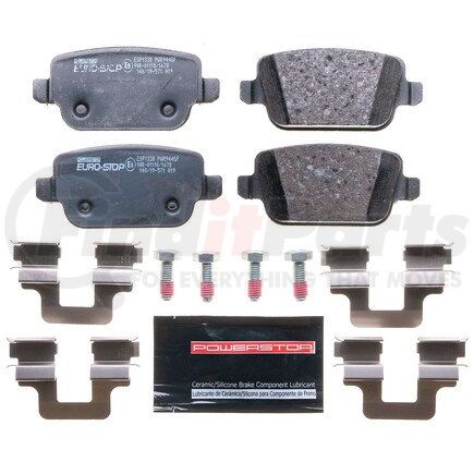 ESP1330 by POWERSTOP BRAKES - Euro-Stop® ECE-R90 Disc Brake Pad Set - with Hardware