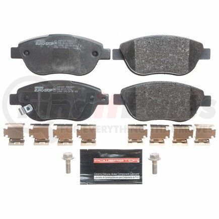 ESP1337 by POWERSTOP BRAKES - Euro-Stop® ECE-R90 Disc Brake Pad Set - with Hardware