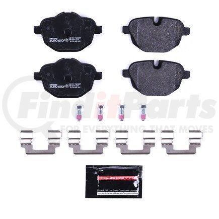 ESP1392 by POWERSTOP BRAKES - Euro-Stop® ECE-R90 Disc Brake Pad Set - with Hardware