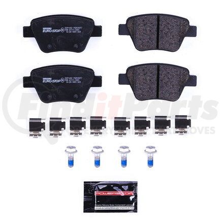 ESP1402 by POWERSTOP BRAKES - Euro-Stop® ECE-R90 Disc Brake Pad Set - with Hardware