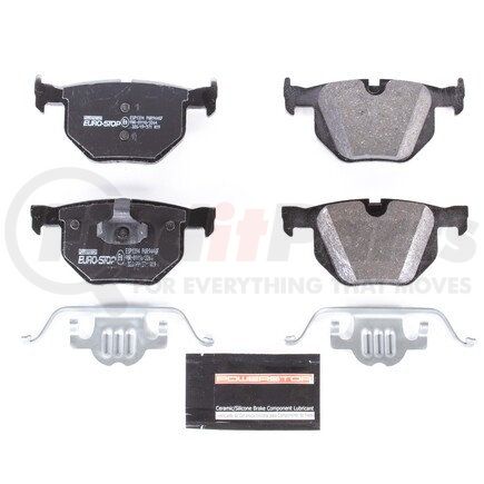 ESP1394 by POWERSTOP BRAKES - Euro-Stop® ECE-R90 Disc Brake Pad Set - with Hardware