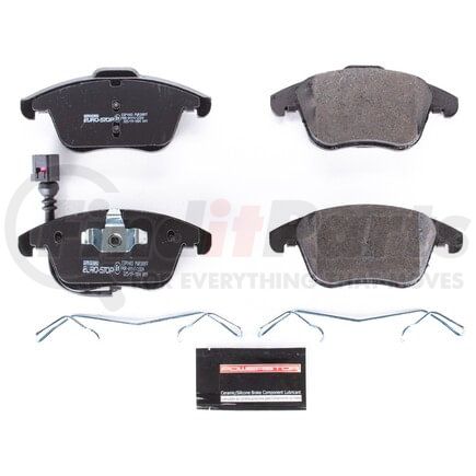 ESP1403 by POWERSTOP BRAKES - Euro-Stop® ECE-R90 Disc Brake Pad Set - with Hardware