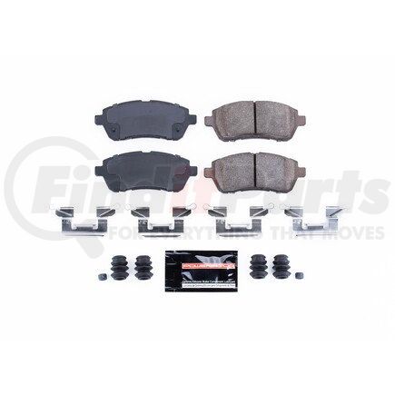 Z231454 by POWERSTOP BRAKES - Z23 EVOLUTION SPORT CARBON-FIBER BRAKE PADS W/ HARDWARE