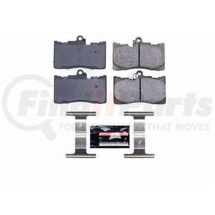 Z231118 by POWERSTOP BRAKES - Z23 EVOLUTION SPORT CARBON-FIBER BRAKE PADS W/ HARDWARE