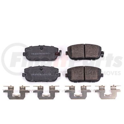 17-1180 by POWERSTOP BRAKES - Z17 EVOLUTION CERAMIC BRAKE PADS W/ HARDWARE