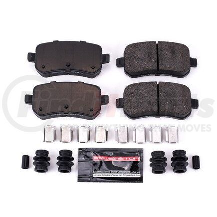 Z231021 by POWERSTOP BRAKES - Z23 EVOLUTION SPORT CARBON-FIBER BRAKE PADS W/ HARDWARE